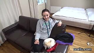 flawless czech teen 18+ teased at supermarket, drilled pov