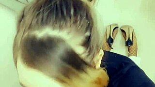 Sexy Shemale Craves Hard Cock on Her Knees for Deep Action