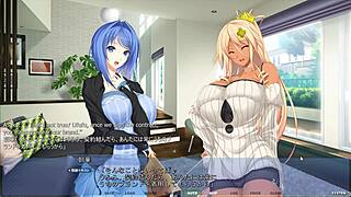 Yunagi Asks 'Want to Feel My Big Tits?' in Mirror Massage