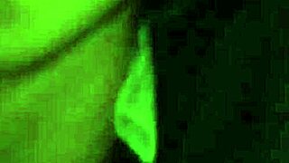 Bound lesbian slave cleaned for strict madame meeting.