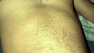 Two chubby black guys engage in hot gay sex on the bed