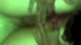 Pregnant woman shows off her big tits and ass