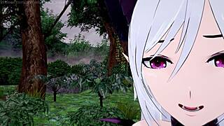 Want to see this succubus give a blowjob in hentai style with handjob action?