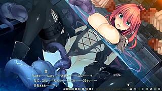 In the nightmare vampire hentai scene, anime characters engage in intense action