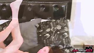 adorable fit milf sofie marie sucks dick before riding cowgirl