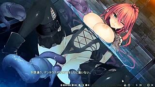 In the nightmare vampire hentai scene, anime characters engage in intense action