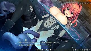 In the nightmare vampire hentai scene, anime characters engage in intense action