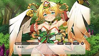 Monster girl titty fucks with huge tits and cumshot in anime hentai 😍