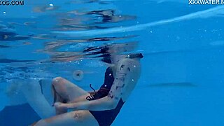 Mimi Cica Enjoys Underwater Naked With Natural Tits