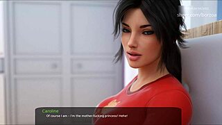 Boris and stepmom are indulging sensual wine play and passionate licking