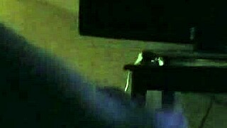 Pov of my wife giving a handjob to my big cock cumshot