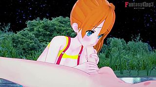 feeling Misty's passionate blowjob in POV