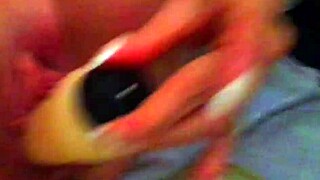 Italian MILF Squirts In Orgasm On Couch Vs. Sending Video To Friends