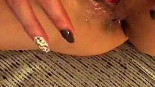 This hot venezuelan latina is masturbating alone in her room