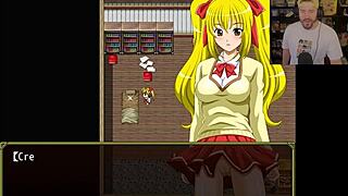 Girl can't control herself in marionette fantasy masturbation