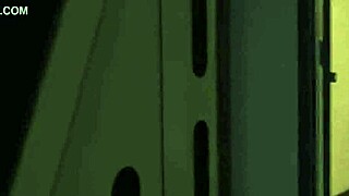 Mystique shows her big tits and ass in public Las Vegas!