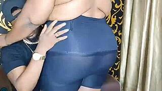 playing with huge ssbbw ass in black african mature bbw homemade video 😏