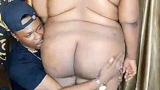 playing with huge ssbbw ass in black african mature bbw homemade video 😏