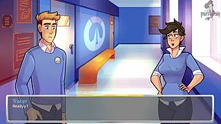 sinfully fun overwatch academy games in shower