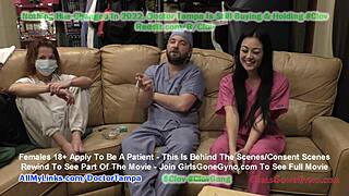 hottie blaire celeste in florida gyno exam with urethral stimulation