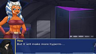 star wars orange trainer part 29 with hot alien girls in cosplay