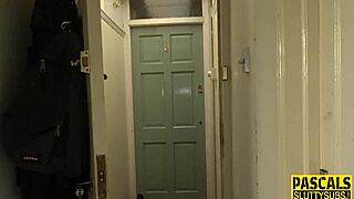 Submissive Scottish blonde gets her ass fucked hard with cum in mouth