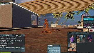 Mercedes' husband watches her get fucked on film.