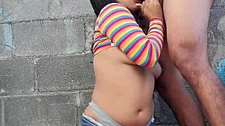 hey, wanna see a striped socks epic blowjob by this brunette?