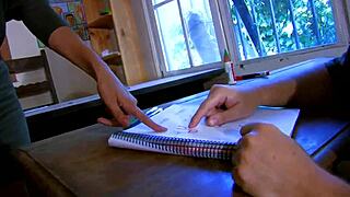 Teacher got nailed during a lesson, can you believe it? 😱