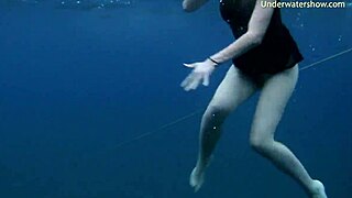 Hot girls on tenerife in the sea enjoying beach fun