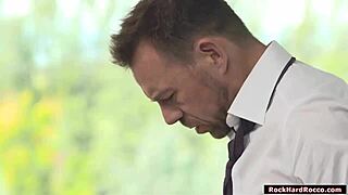 Slutty Secretary and GF Take Boss's Anal Punishment