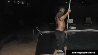Does Rome Major Wreck Valerie Rose With His Big Black Cock At The Pool?