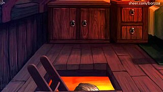 this blonde with huge boobs sticks a small wooden dildo into her shaved pussy, moaning loudly.