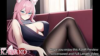 I'm so shy giving my first catgirl blowjob asmr