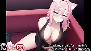 I'm so shy giving my first catgirl blowjob asmr