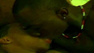 this black dude got fucked hard by a monster cock in his ass