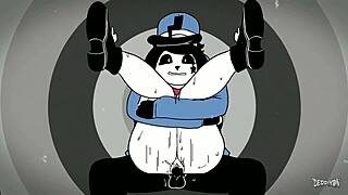 cartoon character goes on an adventure in a weird world