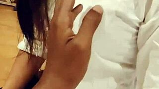 damn, this sexy hotel receptionist got drilled by a guest