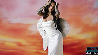 Busty Milf Joanna Angel Undresses With Tattoos