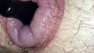 Exploring my body with a toy in homemade setting