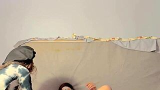 Pay up slave as mommy fingers her ass and dominates you hard