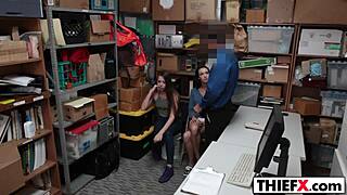 Rough sex used as punishment for theft for amateur teens