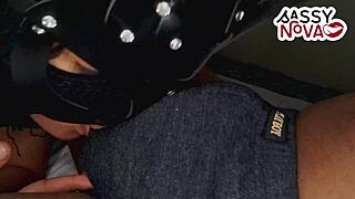 i watch this sexy teen 18+ give a deep blowjob and handjob at homee