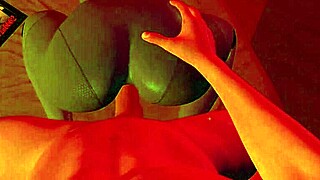 twins have sex in costumes during atomic heart 3d scene