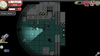 curvy nerdy girl gives public handjob in library hentai game 😈