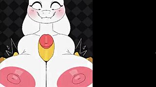 In Beatbanger, Toriel With Even Bigger Tits Engages In Sexy Banging And Titty Fuck, Leading To Cum