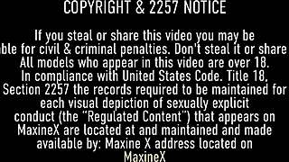 Maxine X Feels Cum On Her Tits After Wild Fucking