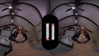 In This Vr Cosplay Parody, Hairless Black Widow Rides A Monster Cock While Exposing Her Tits And Pussy In Cfnm Scene.