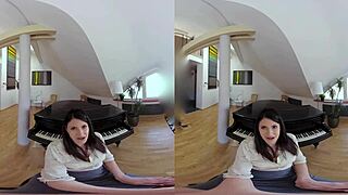 Czech vr 346 features piano slut in hard fucking