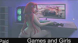 Check out this second episode of games and girls with hentai anime.